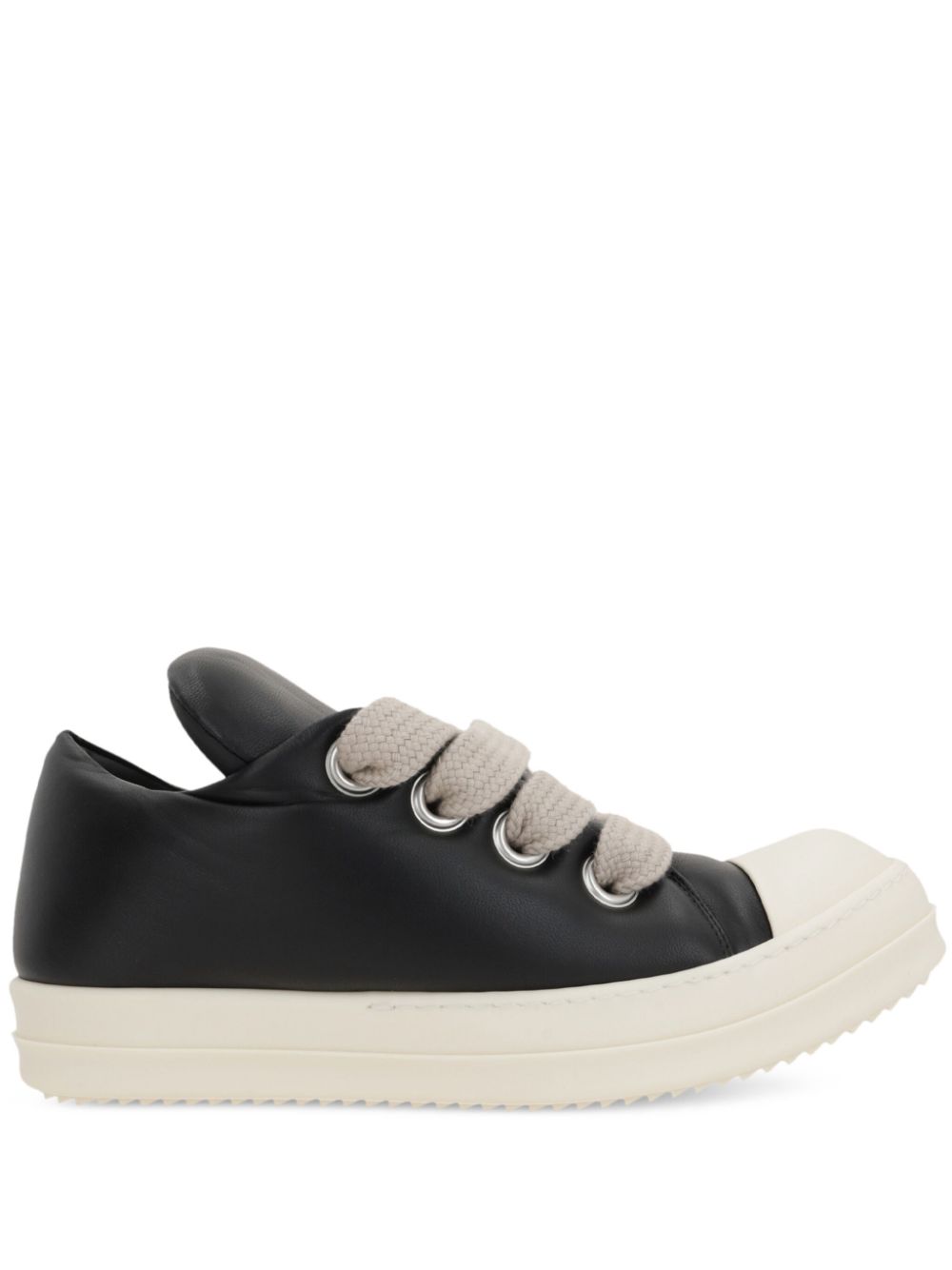 Rick Owens leather sneakers Black