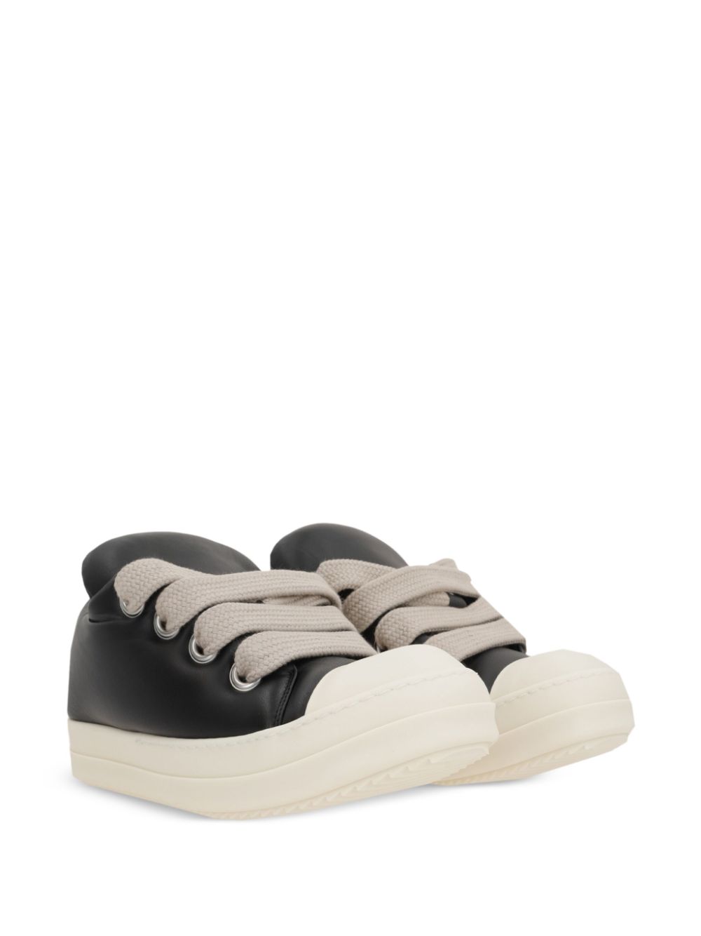 Rick Owens leather sneakers Black