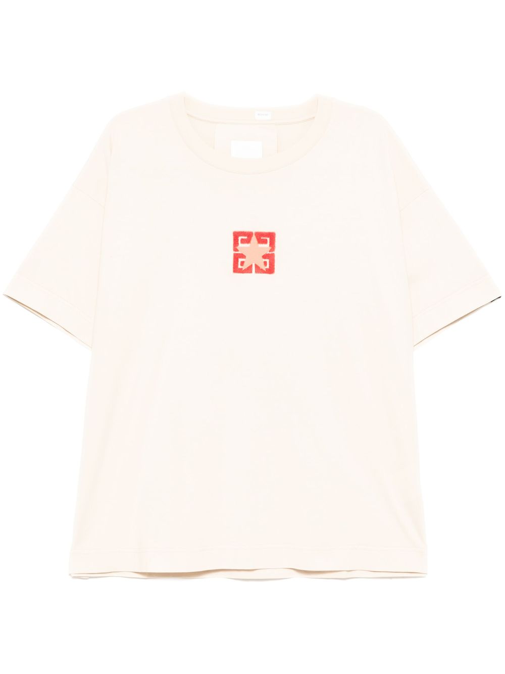 Givenchy logo motif T-shirt - Neutrals