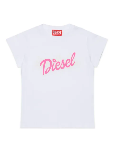 Diesel Kids logo-print cotton t-shirt 
