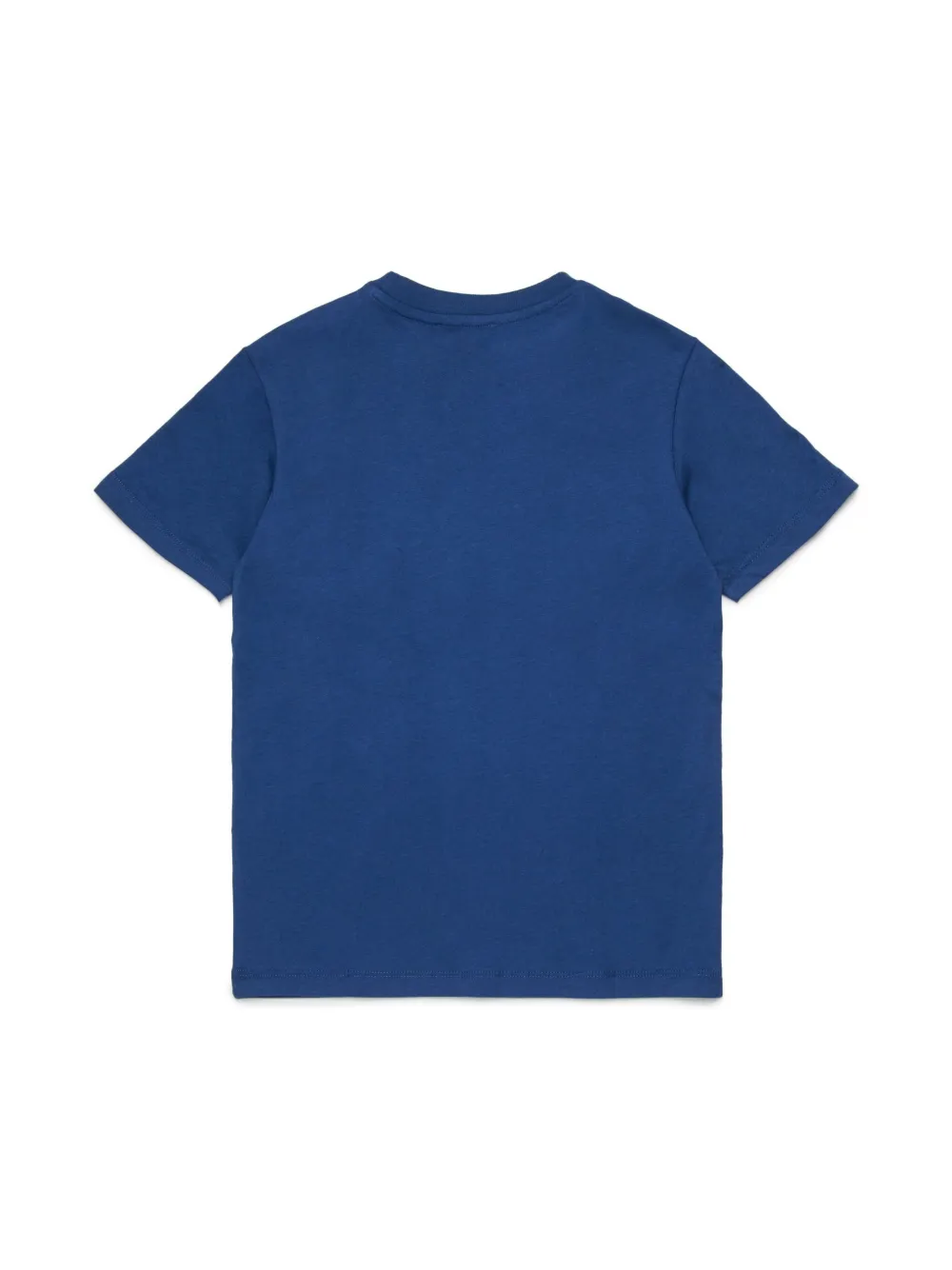 Diesel Kids Only The Brave T-shirt met logoprint - Blauw