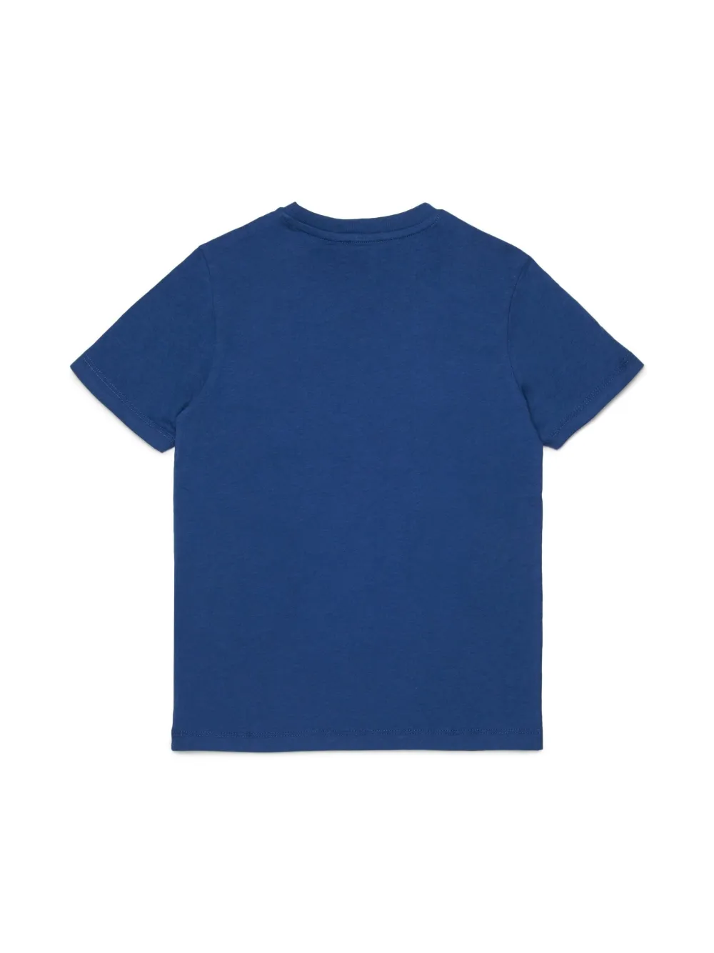 Diesel Kids Katoenen T-shirt met logoprint - Blauw