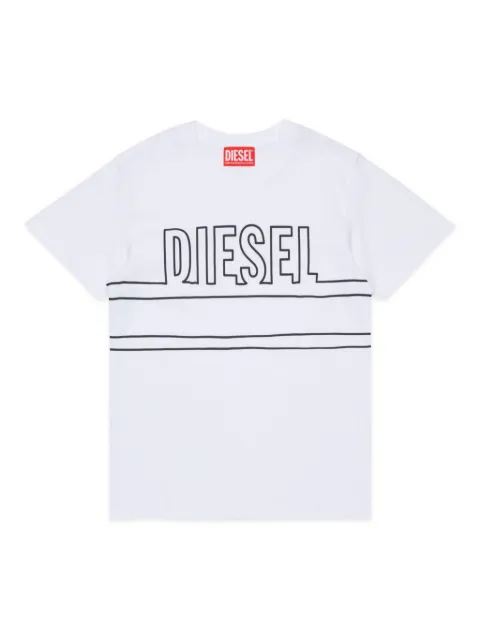 Diesel Kids T-Shirt mit Logo-Print