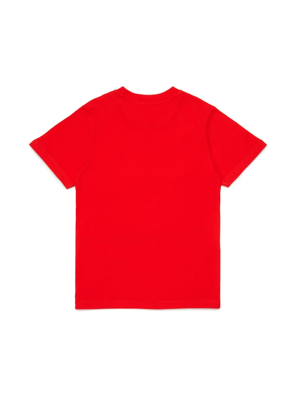 Diesel Kids katoeKatoenen T-shirt met logoprint Rood