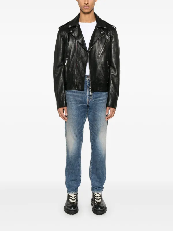Alexander McQueen Leather Jacket | Black | FARFETCH