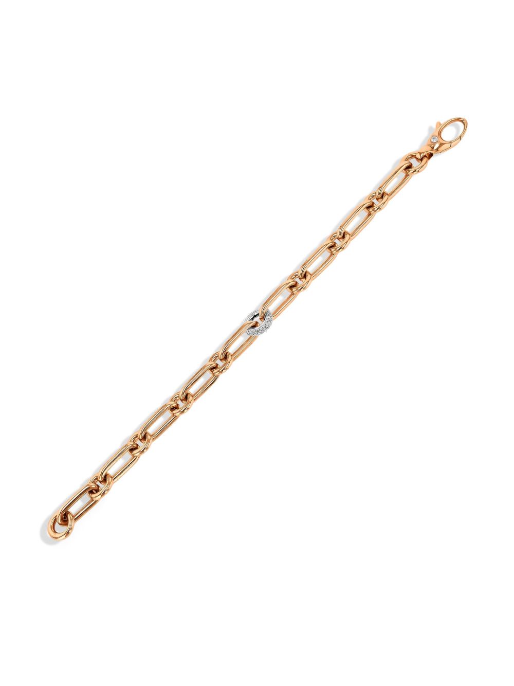 Pragnell 18kt roségouden Havana armband met diamant - Roze