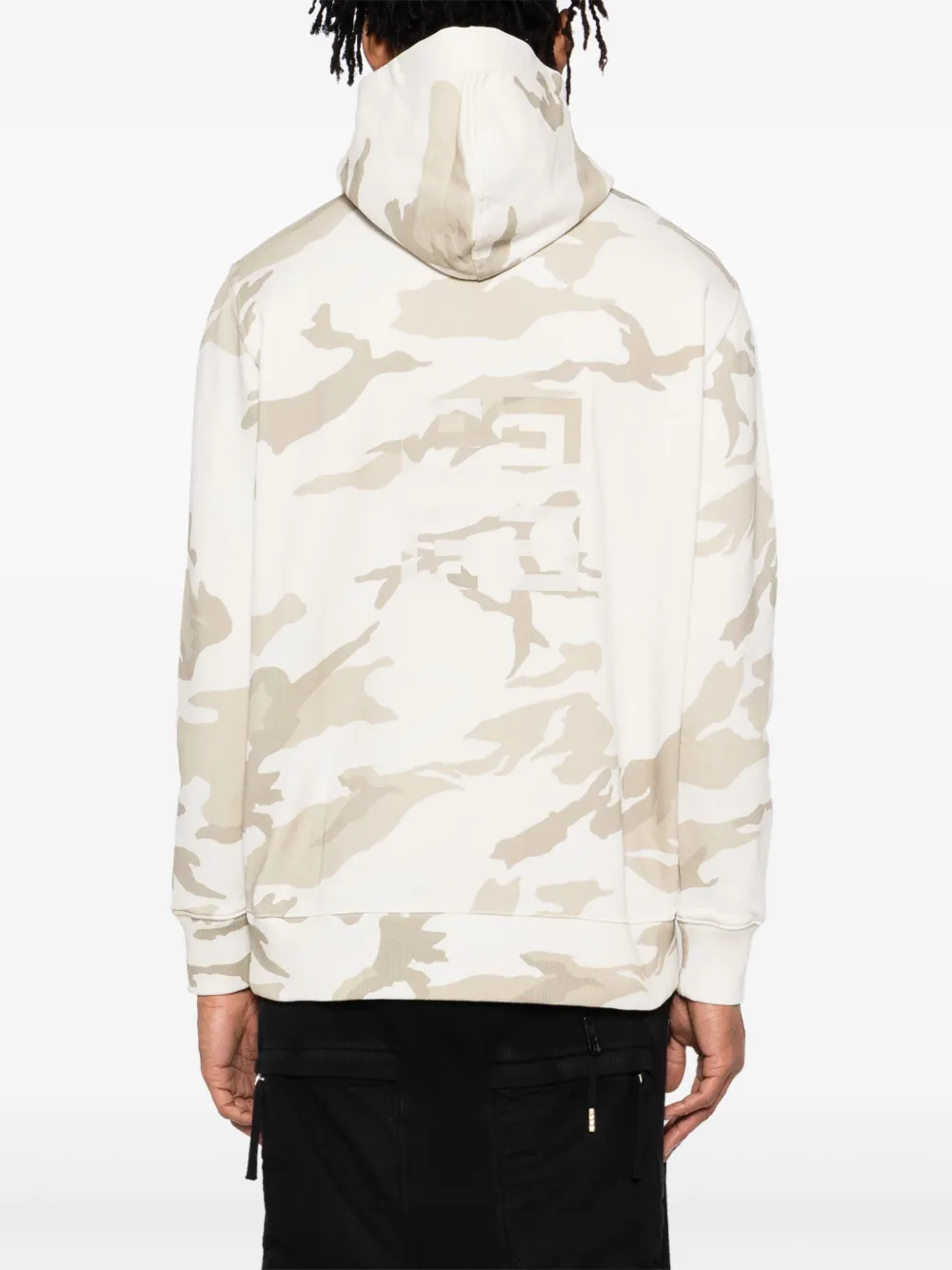 Givenchy Hoodie met camouflageprint en logo Beige