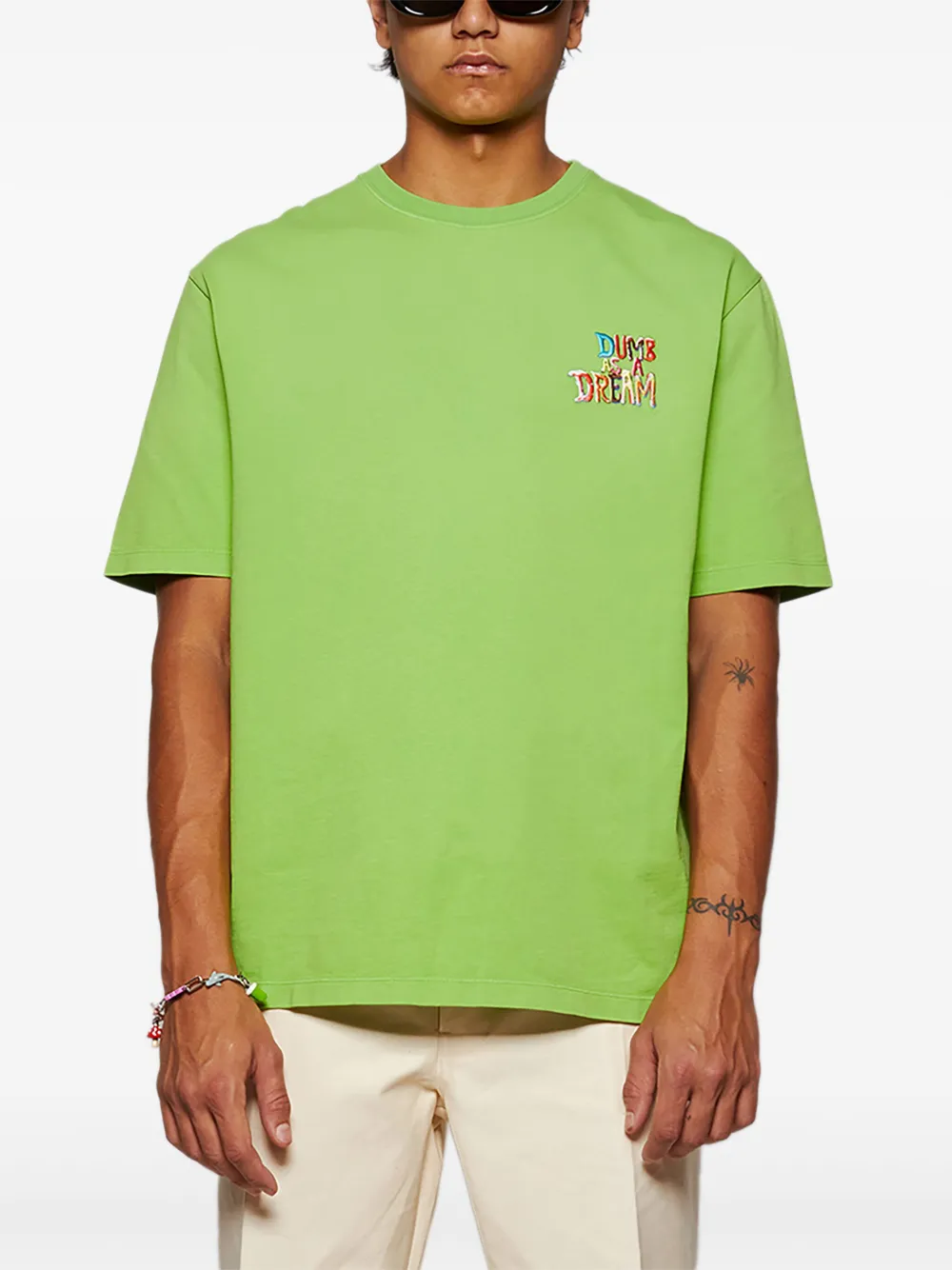 LOEWE Katoenen T-shirt Groen