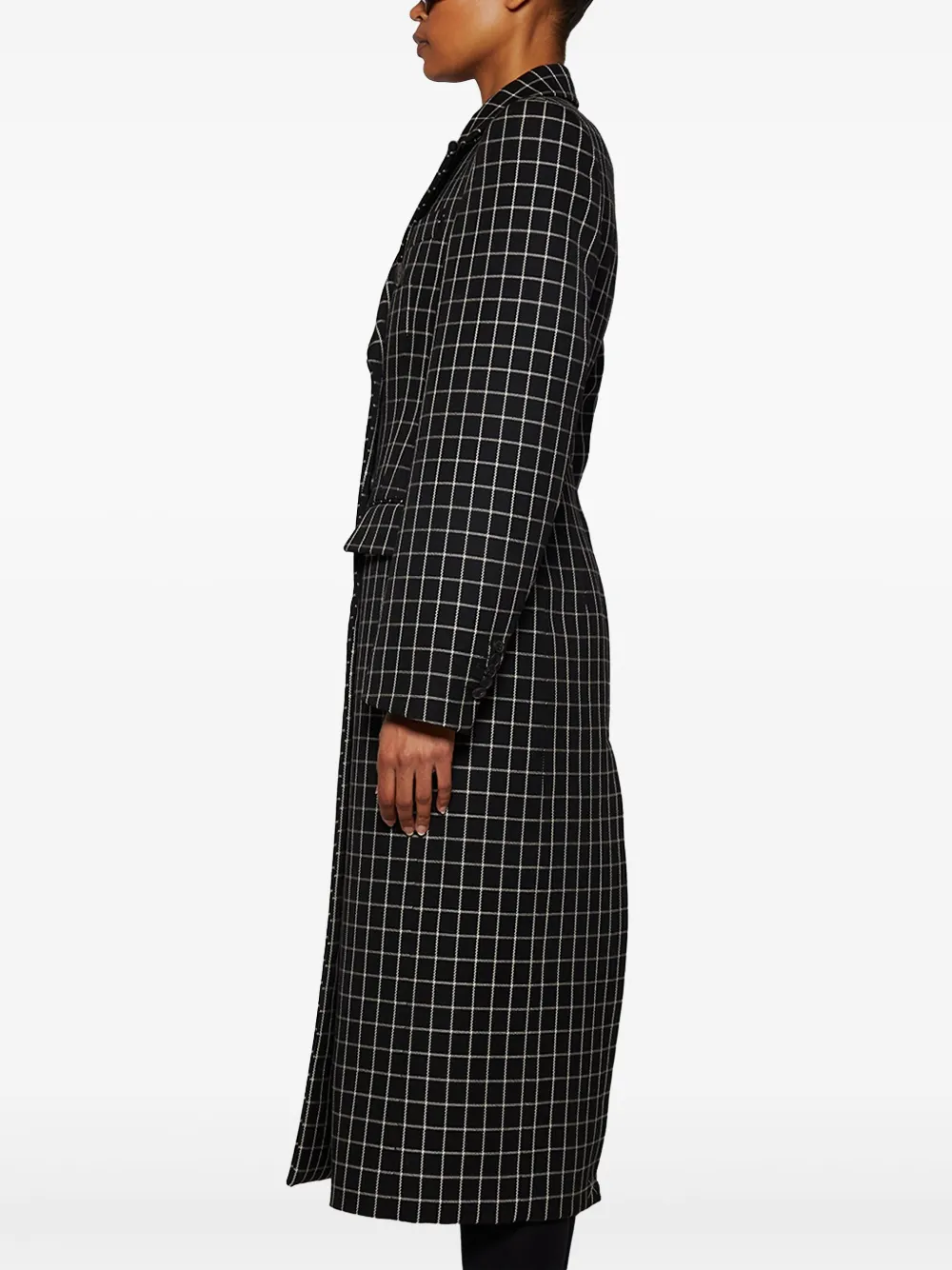 WARDROBE.NYC Jas met dubbele rij knopen Zwart