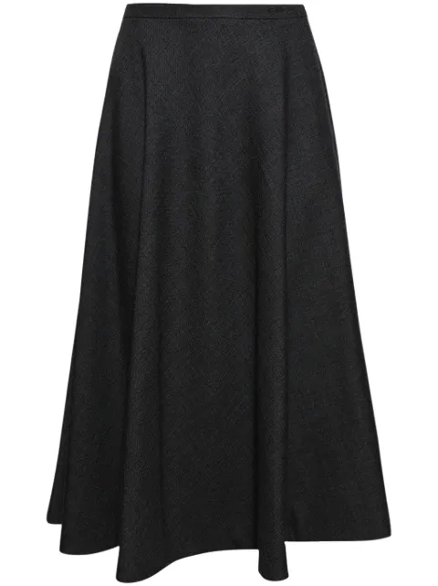 Gucci English Grisaille midi skirt