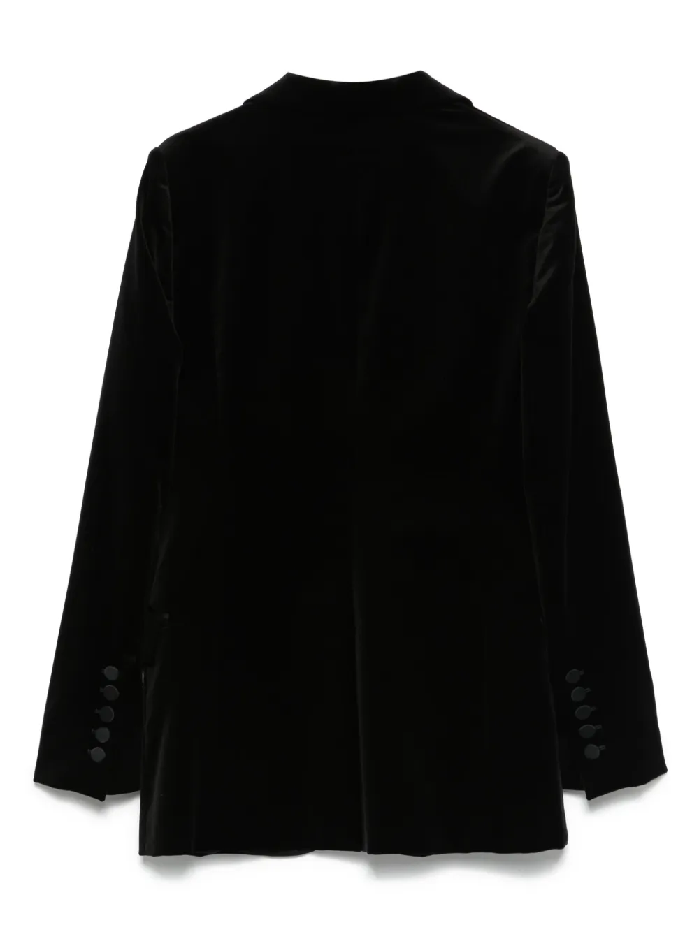 Pre-owned Gucci 1990s Velvet Blazer In Black