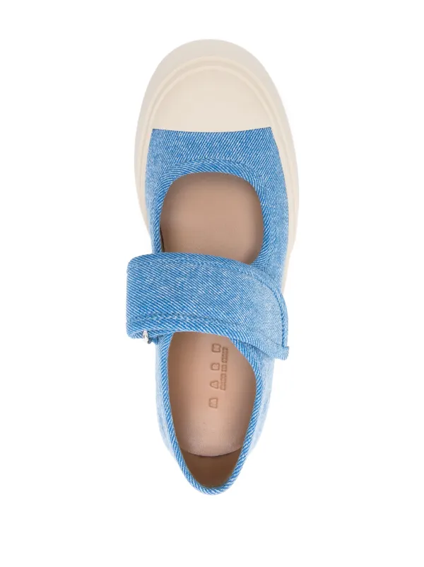 Marni デニムスニーカー | ブルー | FARFETCH JP