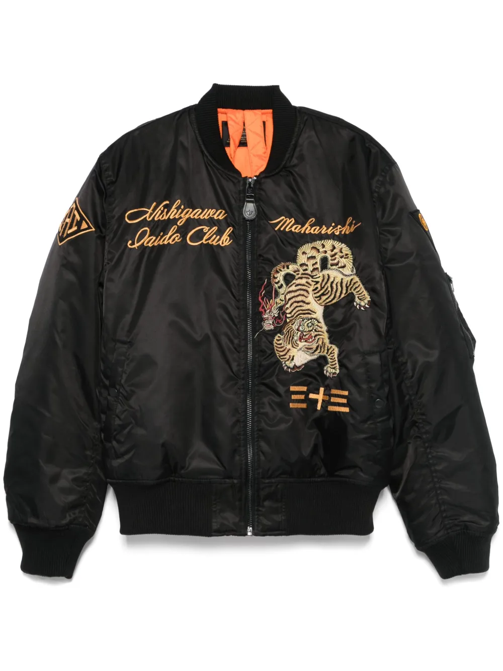 4580 Nekomata Tiger MA-1 jacket