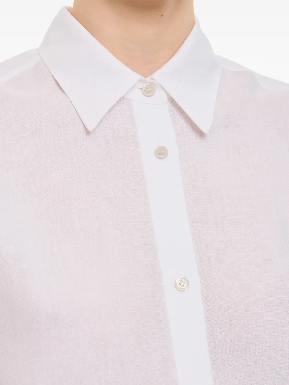 Gabriela Hearst Linnen blouse Wit