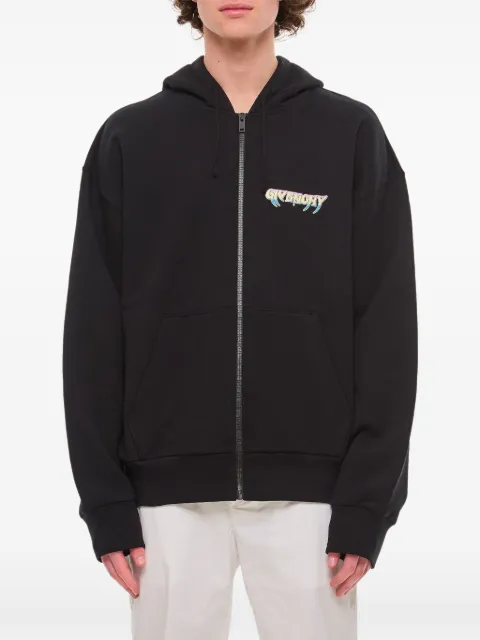 Givenchy world tour boxy fit hoodie in fleece