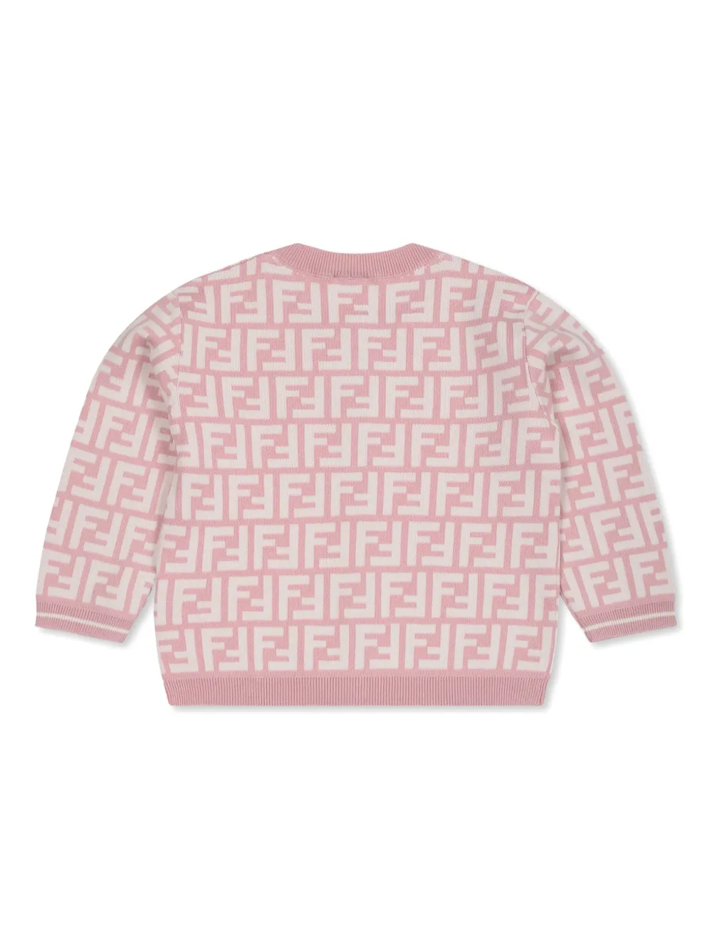 Fendi Kids Vest met FF-logo Roze