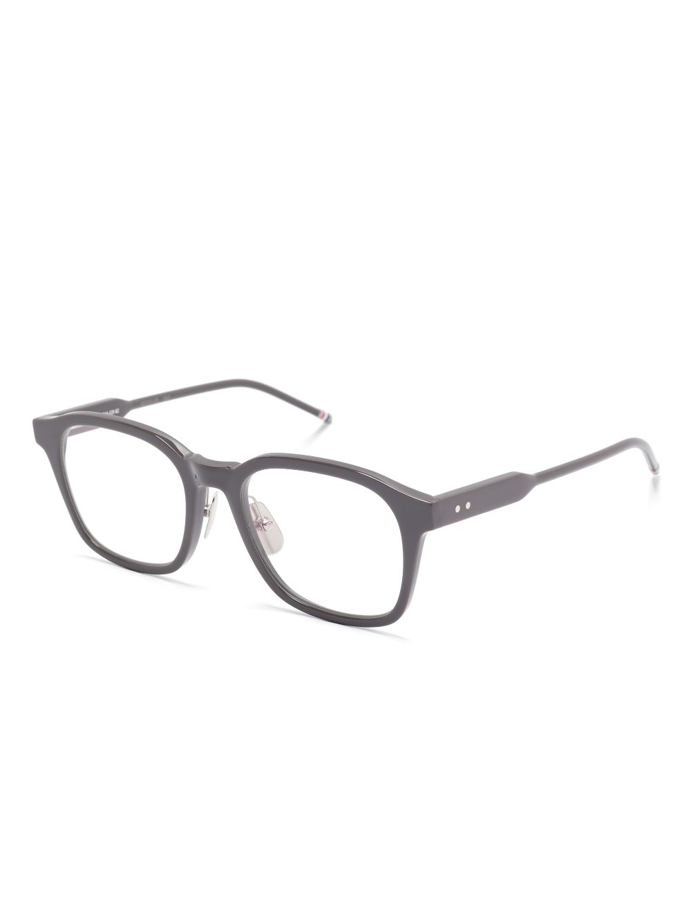 Thom Browne Eyewear Bril met vierkant montuur - Grijs