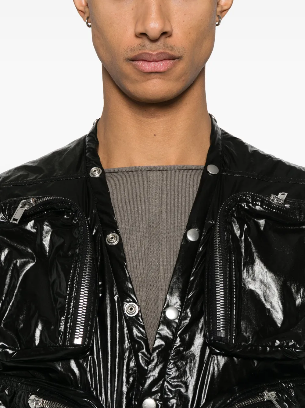 Rick Owens Cargo gilet Zwart