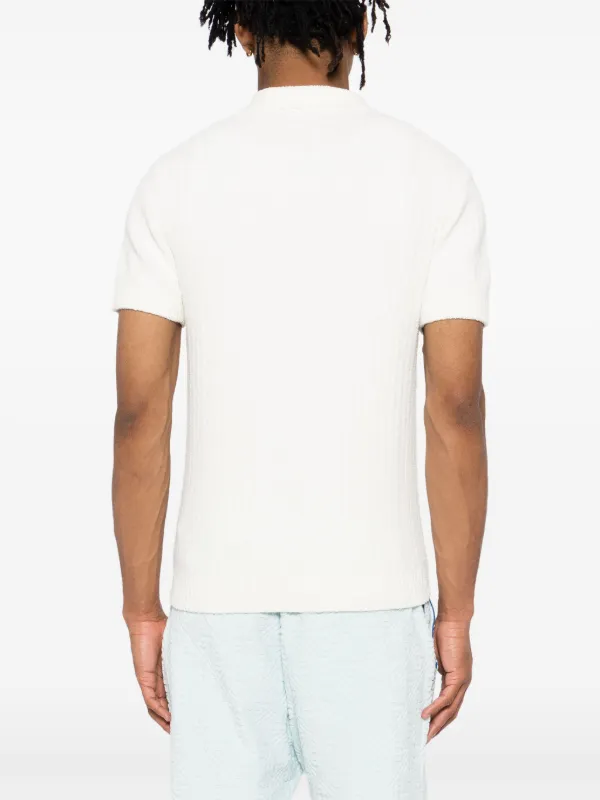 Tシャツ・カットソー Casablanca FW25 BOUCLE POLO (WPF25KW101701 WHITE) Casablanca Boucle Polo White | END. (TW)