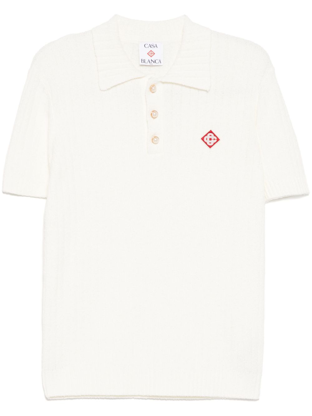 Casablanca BOUCLE POLO - White