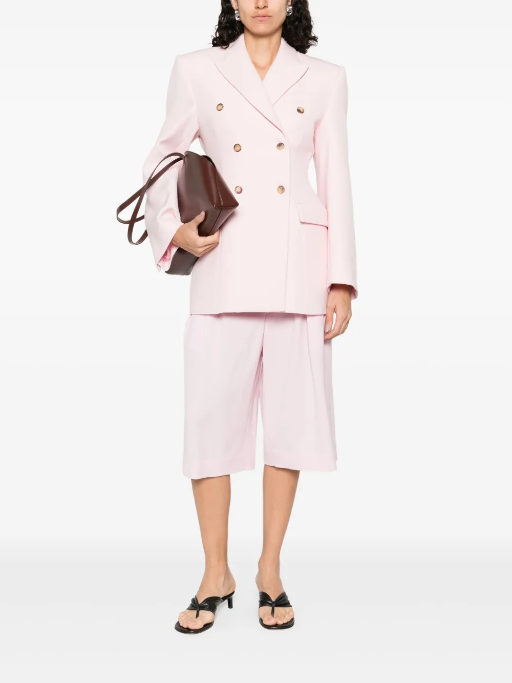 WARDROBE.NYC low-rise shorts - Roze
