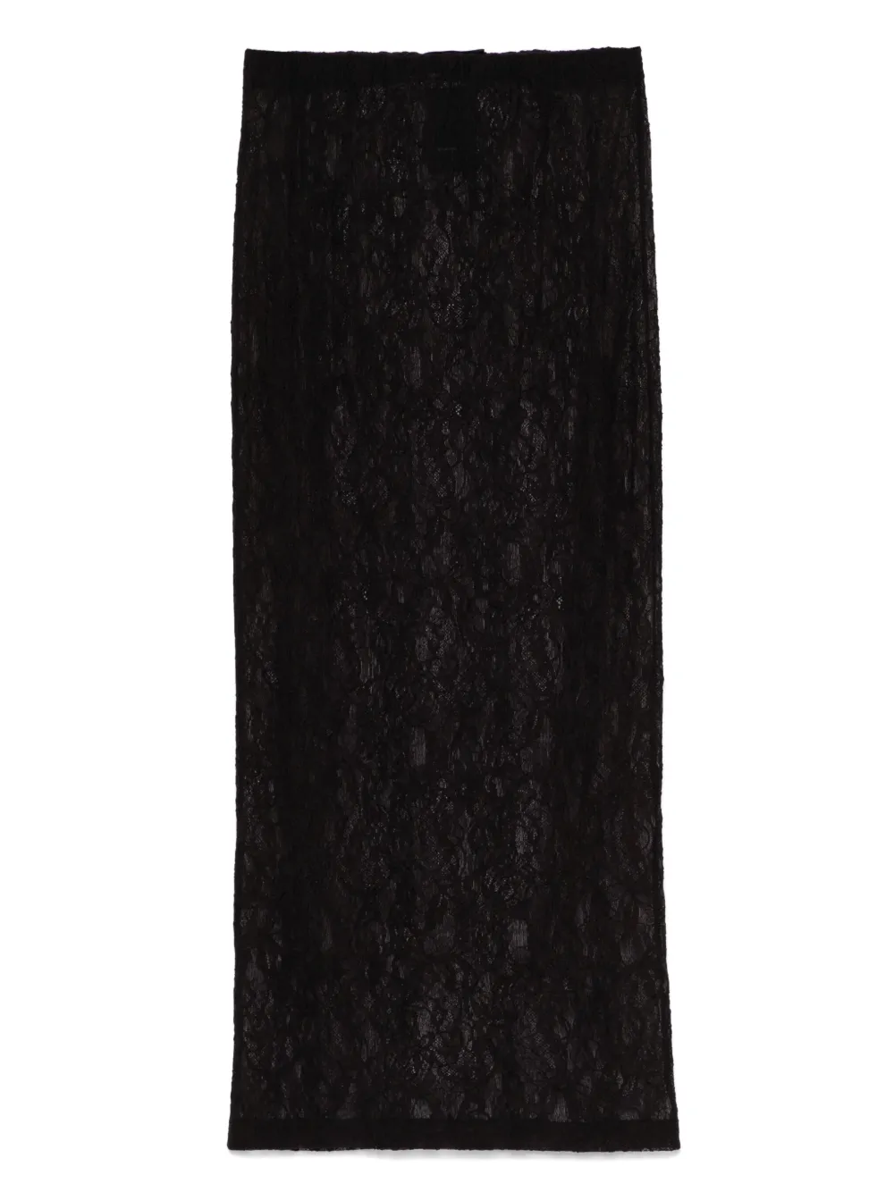 WARDROBE.NYC falda midi con encaje | negro | Image 1