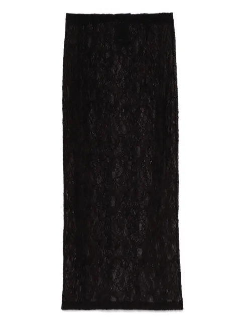 WARDROBE.NYC falda midi con encaje