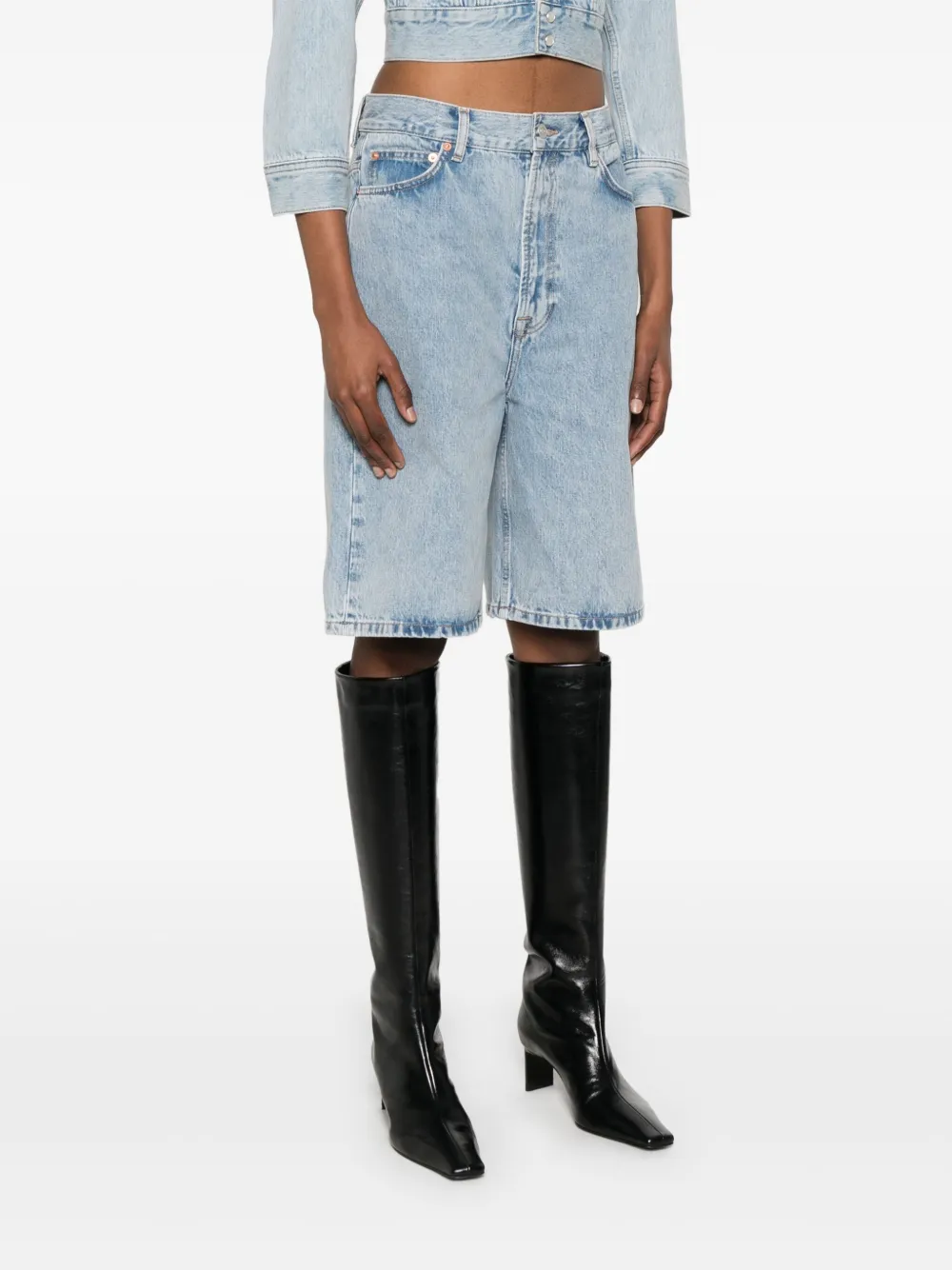 Wardrobe.nyc Low-rise Denim Shorts