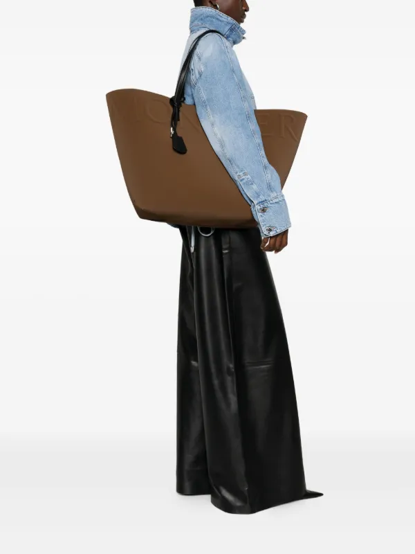 Moncler Very Tote Bag | Brown | FARFETCH CA