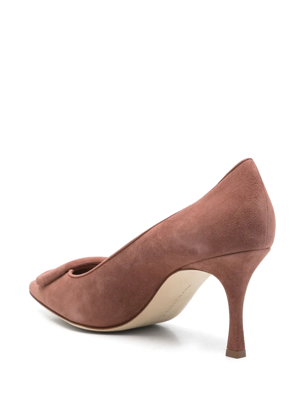 Manolo Blahnik 70 mm Maysale pumps Bruin