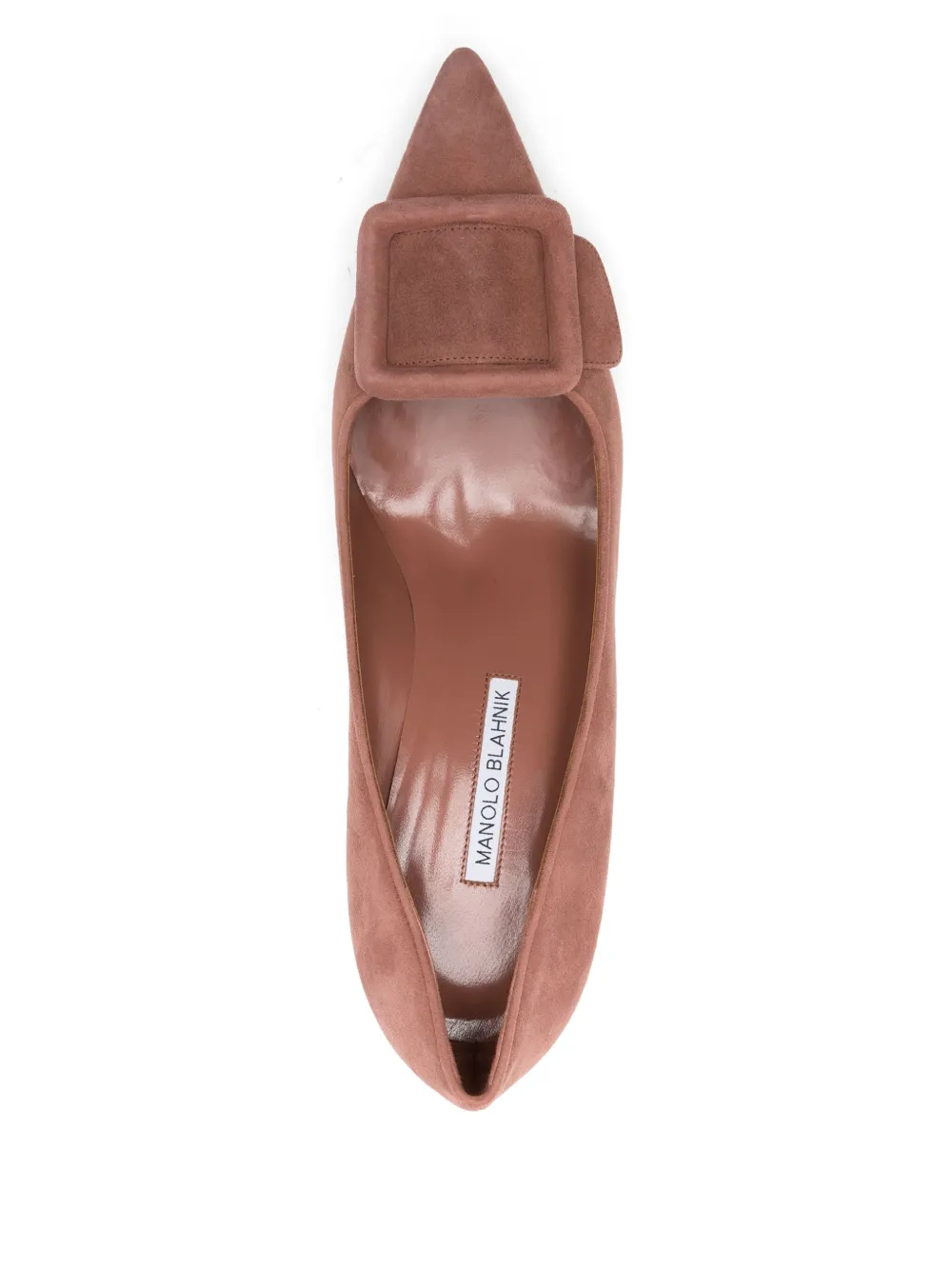 Manolo Blahnik 70 mm Maysale pumps Bruin