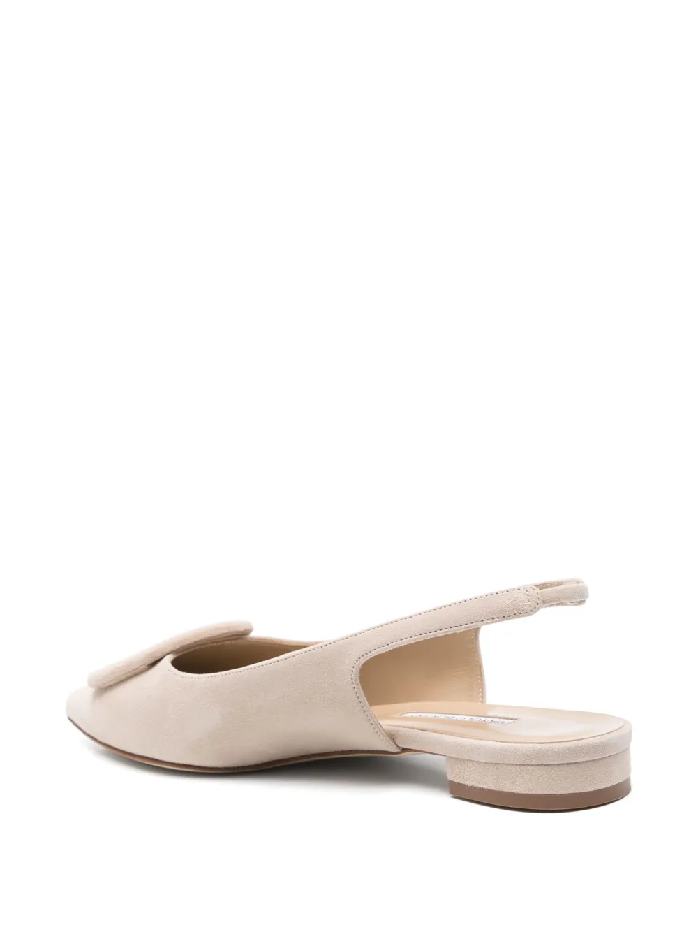 Manolo Blahnik Maylura flat pumps Neutrals