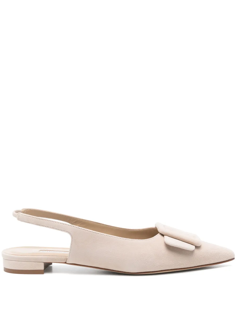 Manolo Blahnik Maylura platte pumps Beige