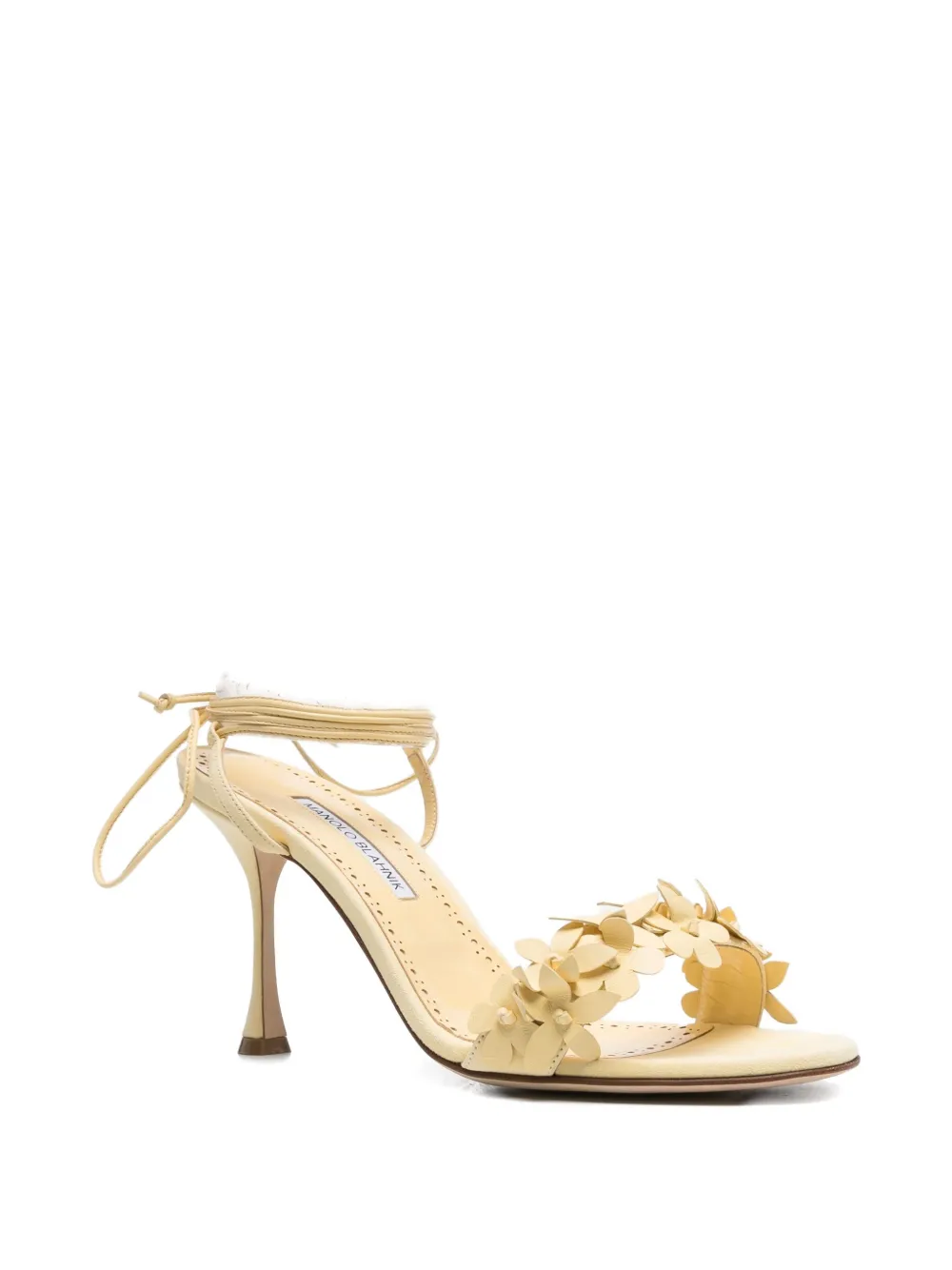 Manolo Blahnik 90mm Anista sandals Yellow