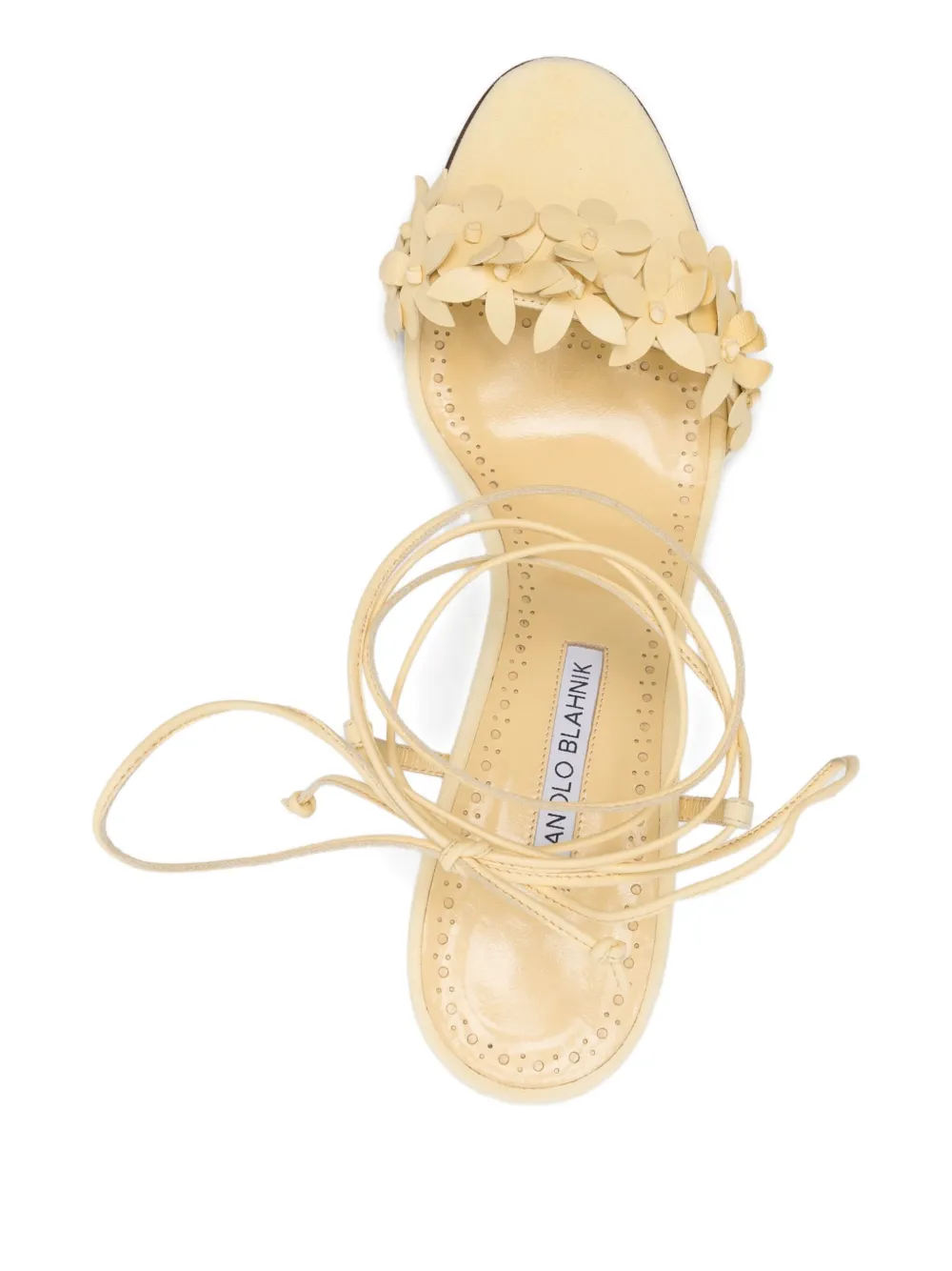 Manolo Blahnik 90mm Anista sandals Yellow