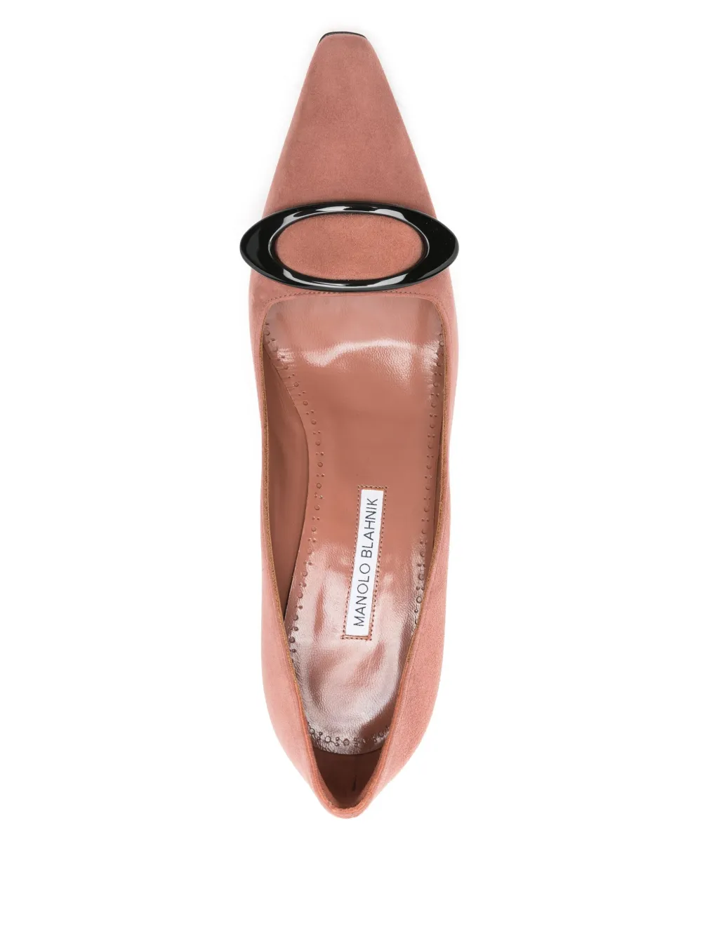 Manolo Blahnik 90 mm Fenixhi pumps Bruin