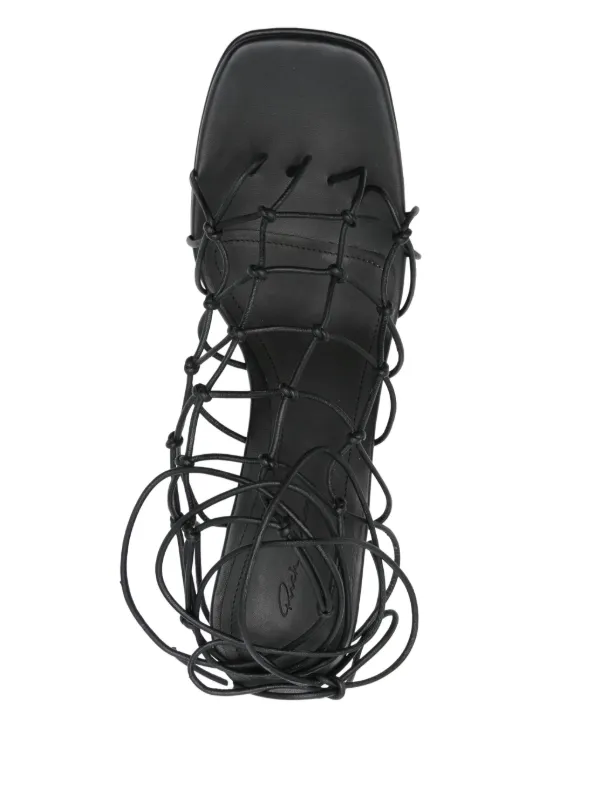 【Rick Owens】Web プラットフォーム サンダル 130mm Rick Owens Web プラットフォーム サンダル 130mm | ブラック