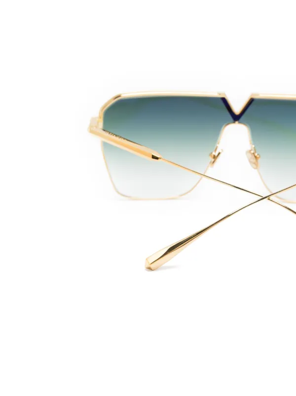 VALENTINO GARAVANI EYEWEAR V-Goldshield Sunglasses | Gold