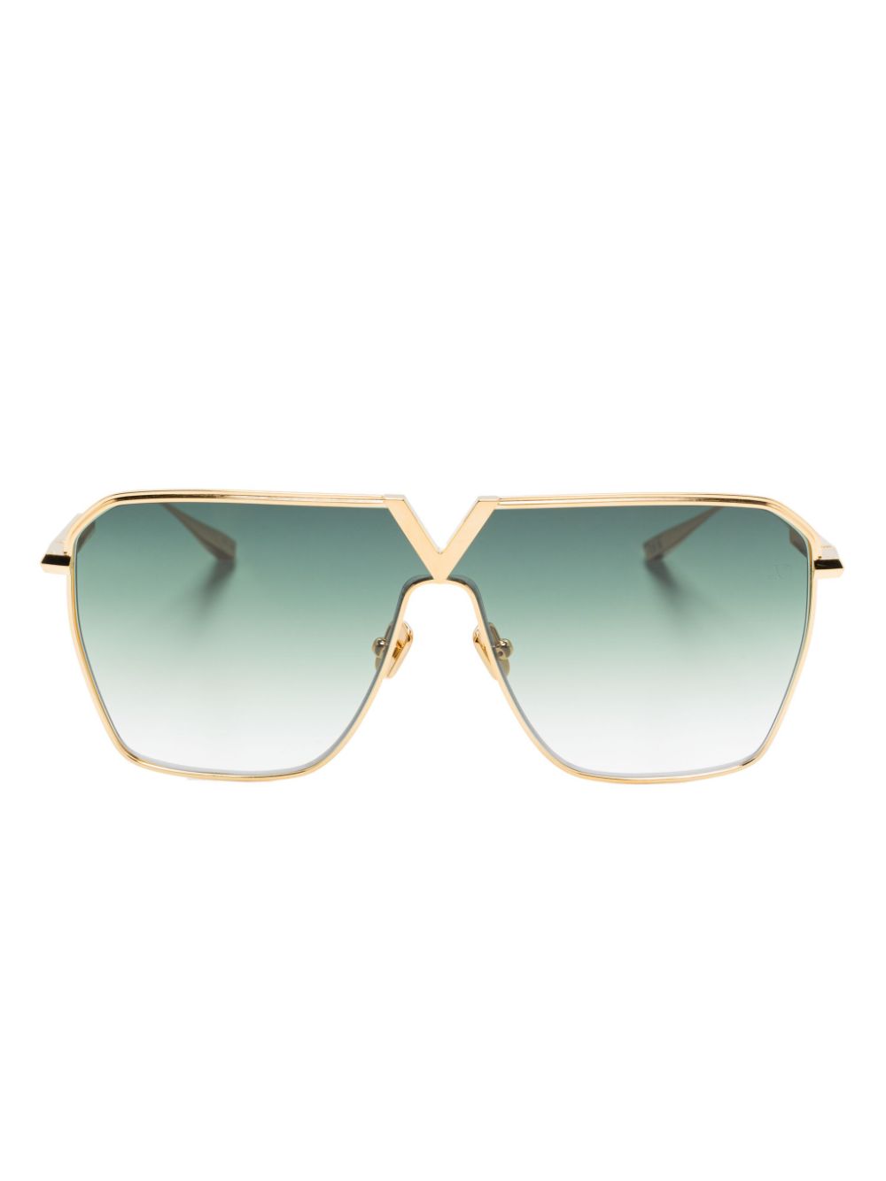 VALENTINO GARAVANI EYEWEAR V-Goldshield zonnebril Goud