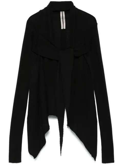 Rick Owens virgin wool cardigan 