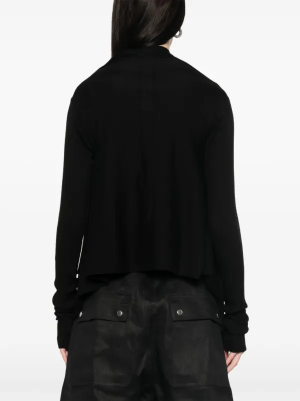 Rick Owens バージンウール カーディガン | ブラック | FARFETCH JP