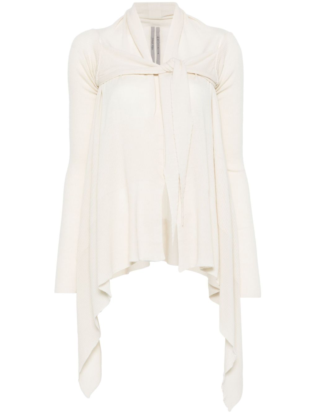 Rick Owens virgin wool cardigan - Neutrals