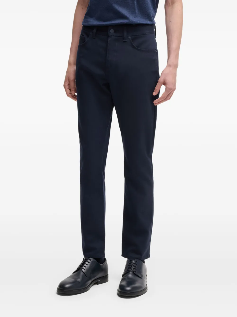 BOSS Straight jeans Blauw