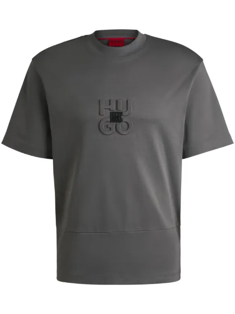 HUGO Camiseta com logo gravado