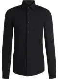 BOSS mini-check shirt - Black