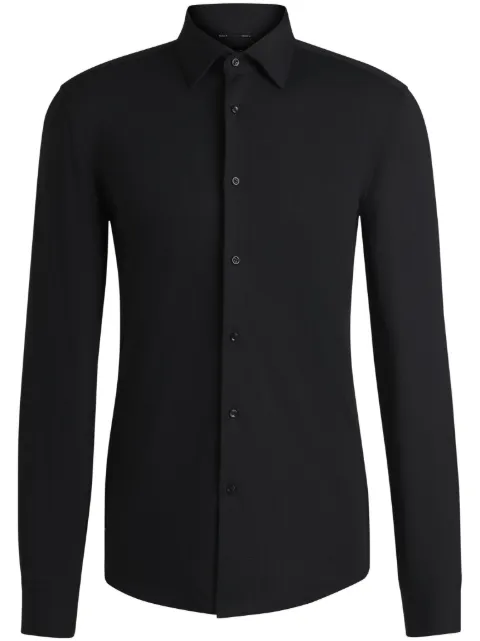 BOSS camisa con motivo de cuadros mini