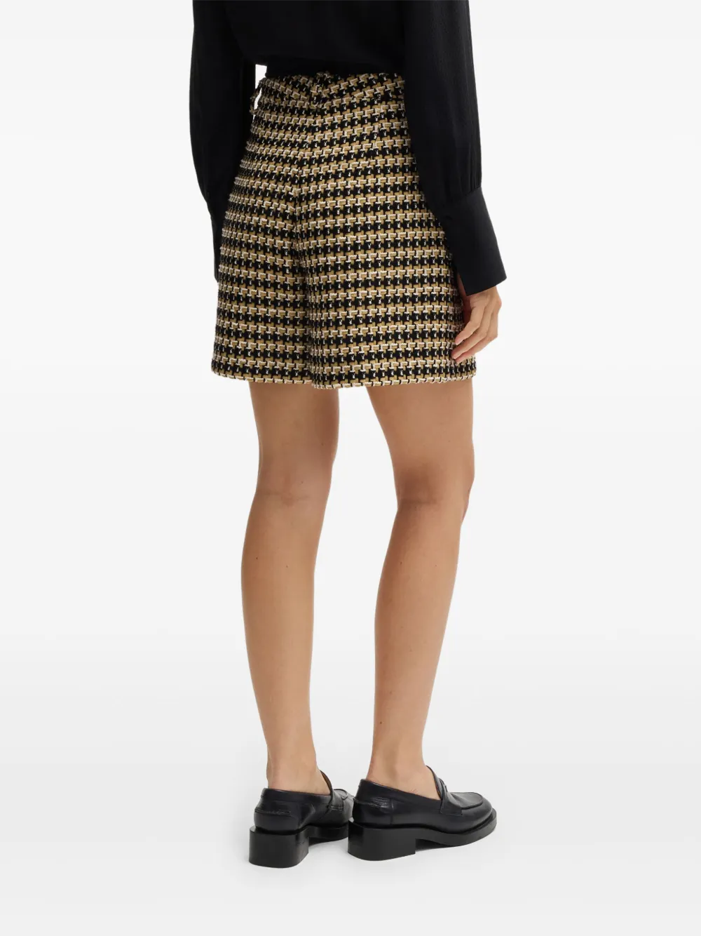 BOSS Shorts met patroon Beige