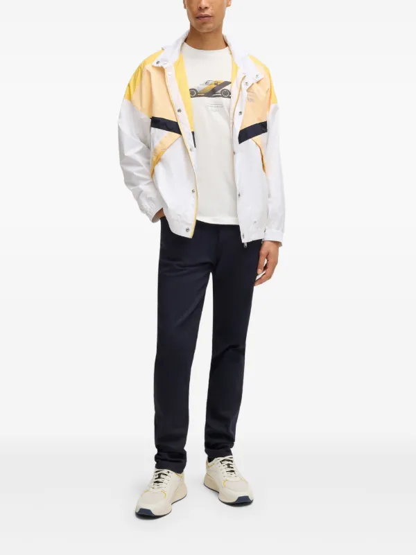BOSS x Porsche フーデッド ジャケット | ホワイト | FARFETCH JP