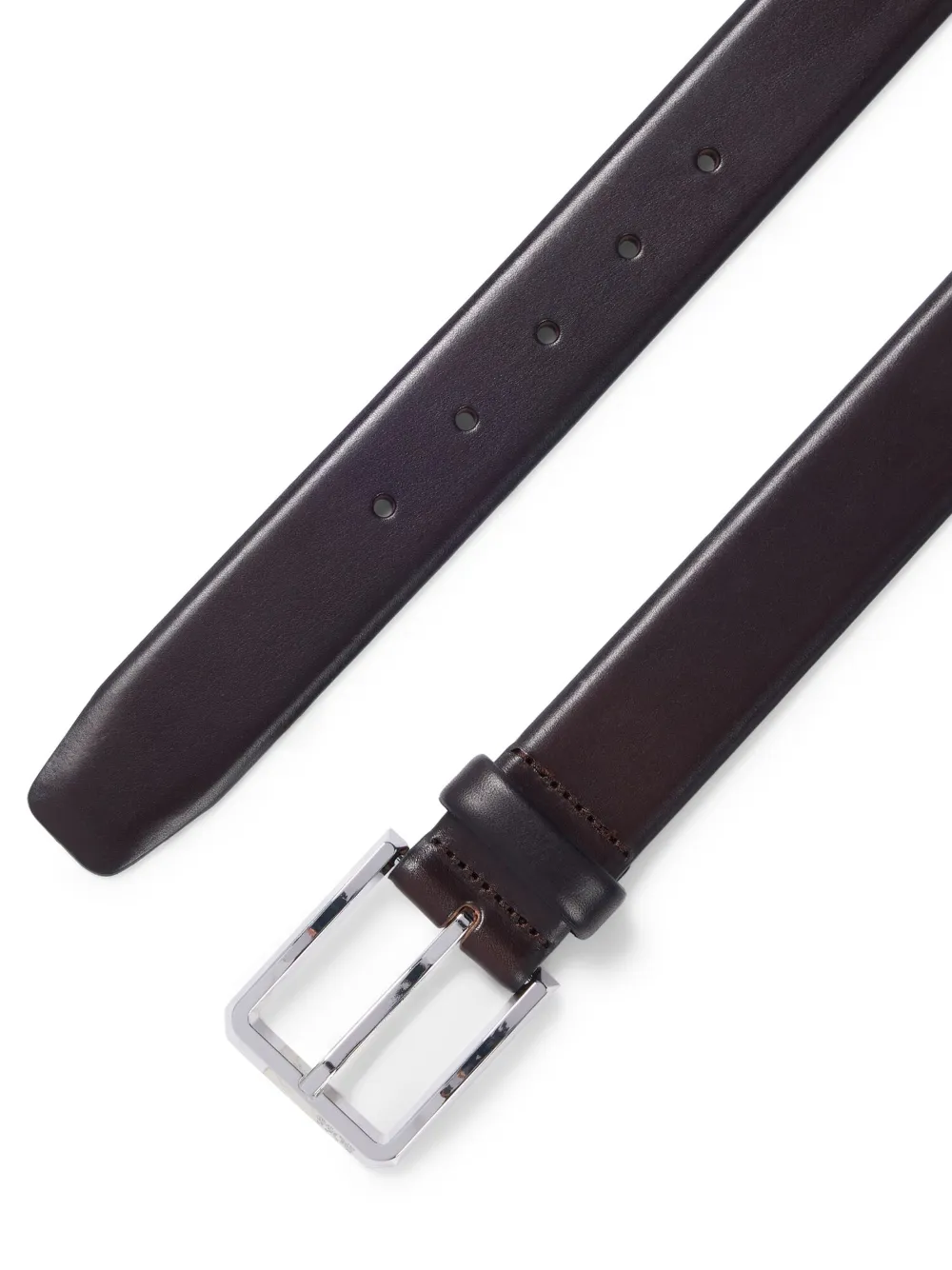 BOSS Leren riem - Bruin