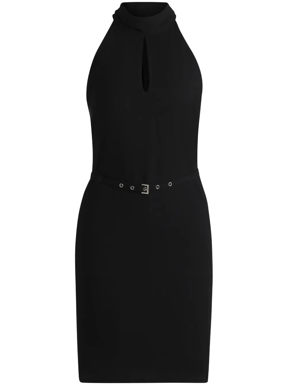HUGO Vestido com decote gota | Preto | Image 1